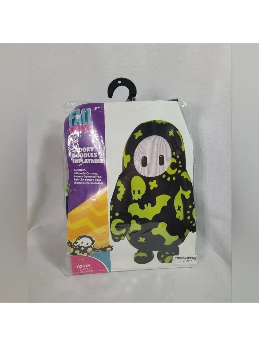FALL GUYS SPOOKY DOODLES INFLATABLE COSTUME YOUTH ONE SIZE- No Battery Pack